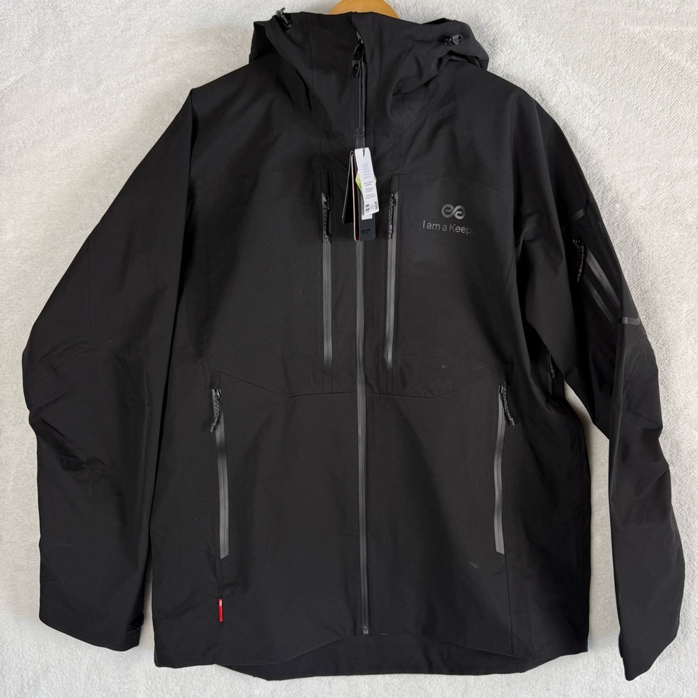 NWT Tenson lightweight “I Am Keeper” Men’s black Jacket Made In Sweden Size XXL